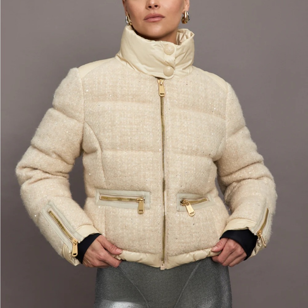 Goldbergh Chamonix Cream Puffer ski Jacket